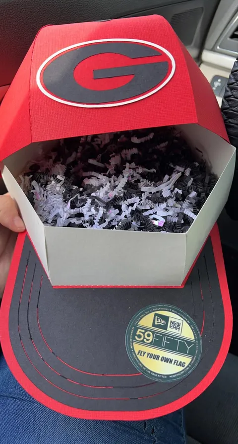 Georgia fitted-cap gift box